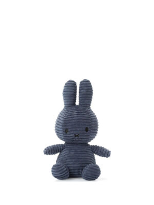 Зайчик Миффи вельвет синий Miffy Corduroy blue 23 см