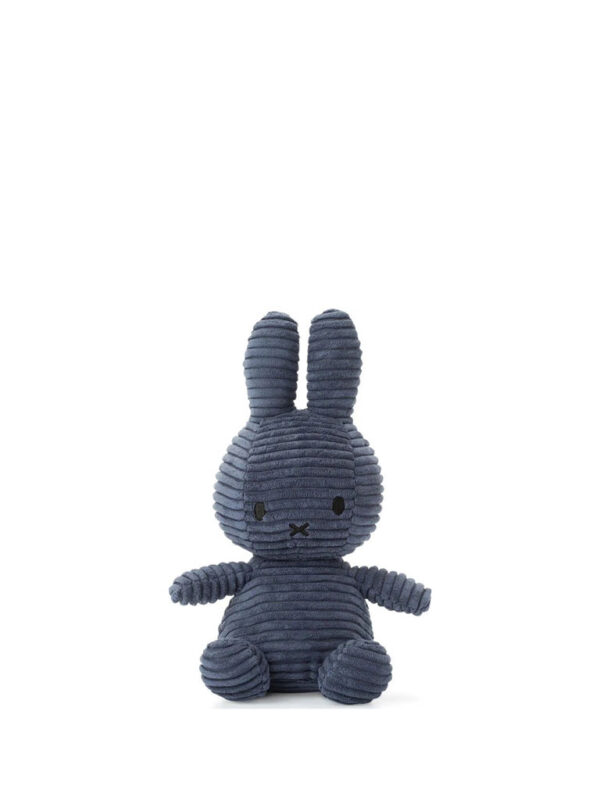 Зайчик Миффи вельвет синий Miffy Corduroy blue 23 см