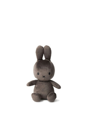 Зайчик Миффи серый бархатный Miffy velvetine grey 23 см