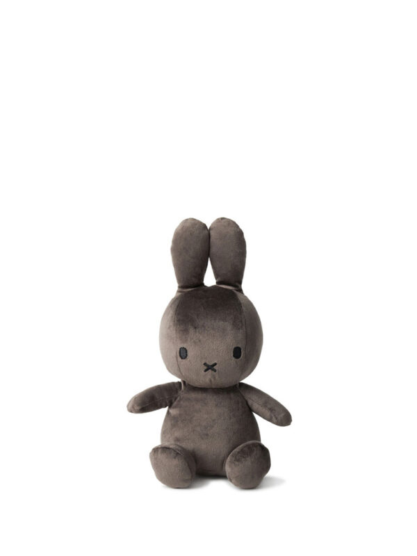 Зайчик Миффи серый бархатный Miffy velvetine grey 23 см